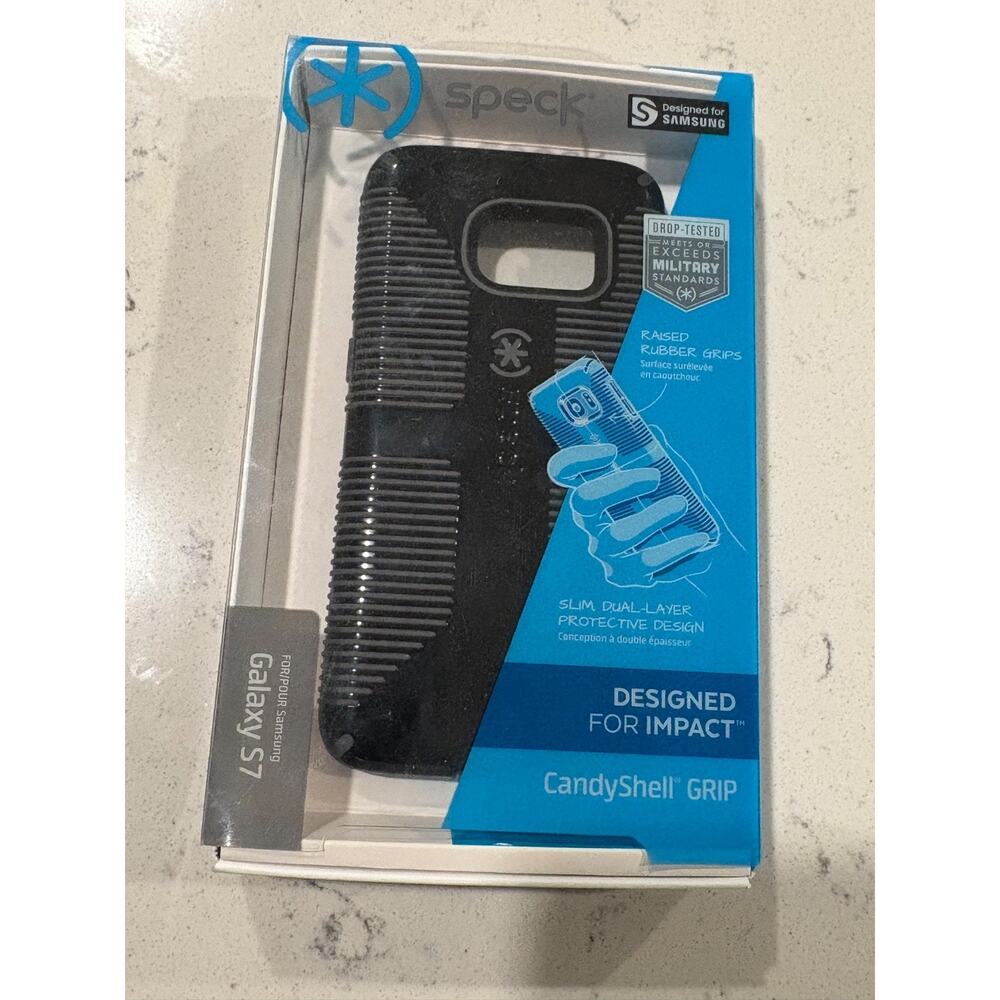 Speck CandyShell grip - Samsung Galaxy S7 - black/grey